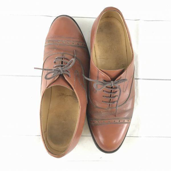 REGAL Leder Oxford Cap Toe 25.0 Braun McKay-Methode(GEBRAUCHT)