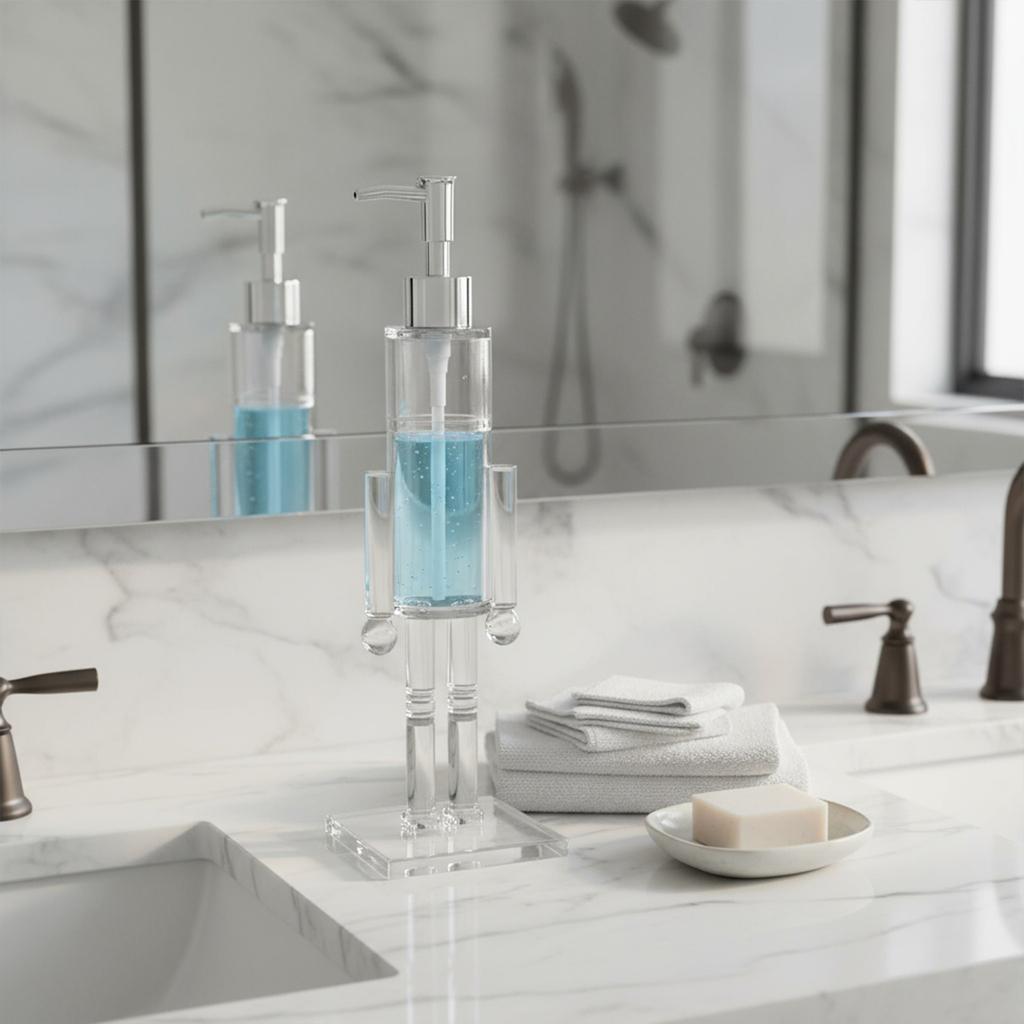 New Nutcracker Soap Dispenser Plastic Nutcracker Liquid Soap Dispenser Clear Lotion Container Christmas Decorations 2026