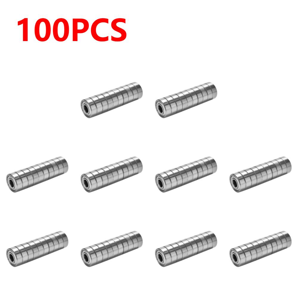 100-10Pcs 608ZZ Metal Double-Shielded Miniature Deep Groove Skateboard Ball Bearings 8x22x7mm for Skateboards Inline Skates