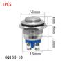 16mm Screw Foot Waterproof Metal Push Button Switch Self-reset Power Switch