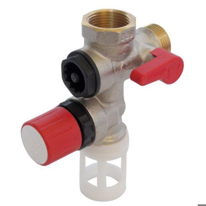 Groupe de sécurité 889 droit laiton 3/4'' - COMAP - 889006-01