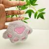 Paw Cat Cute Plush Keychain With Soft Short Plush For Bag Decoration And Gift
