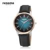 RENOMA Maverick Men's Leather Watch Blue Black RE600BUBK