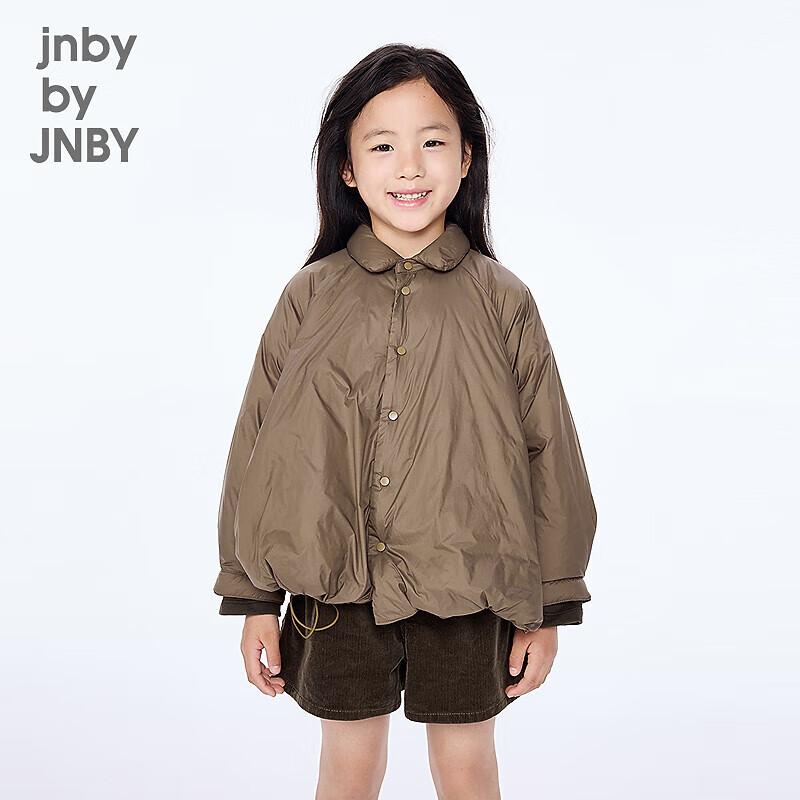 jnby by JNBY Girls Fall 2025 Dark Brown Short Duck Down Jacket L