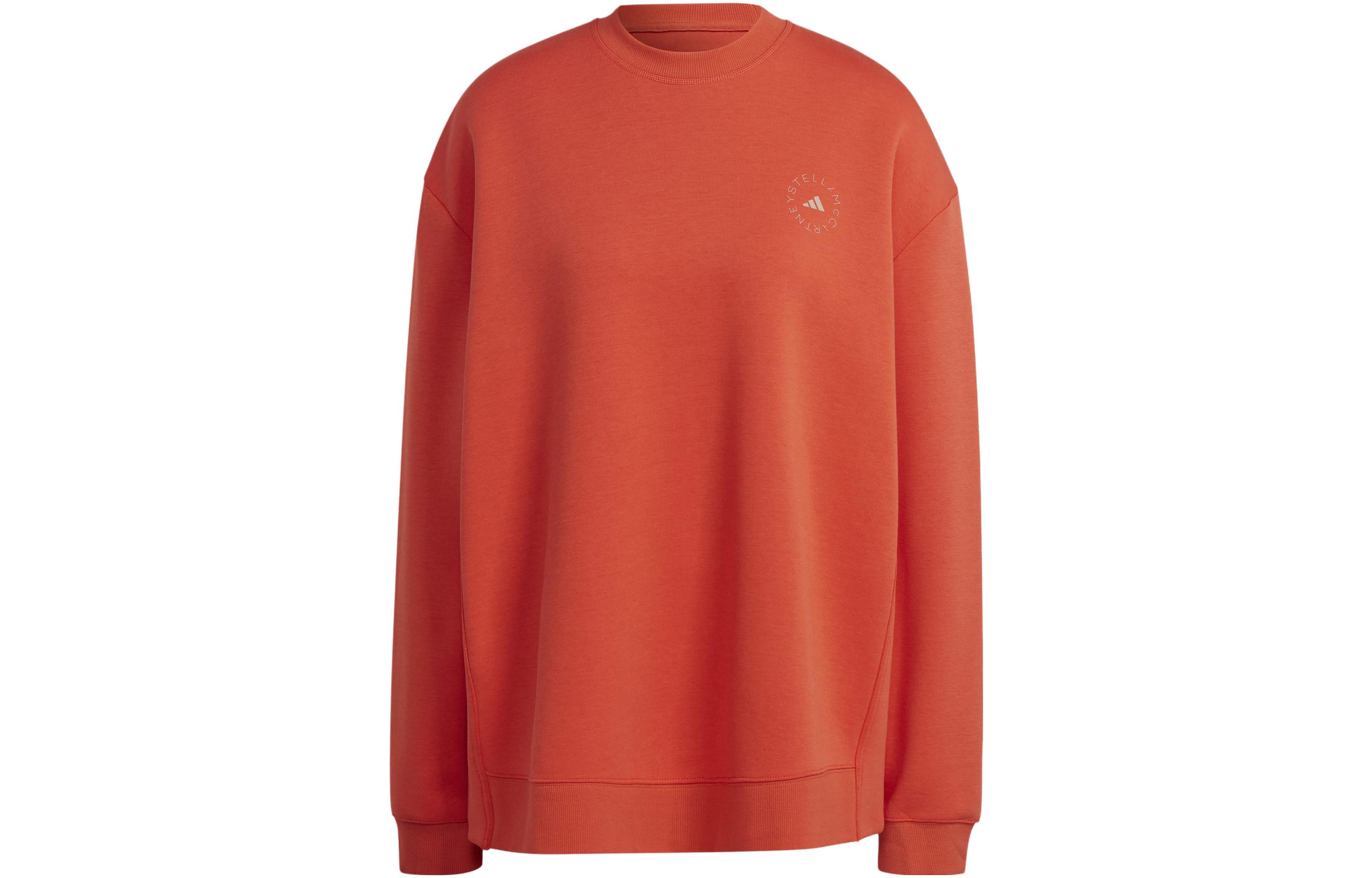 Adidas Solid Color Sweatshirt Women s Orange Red HR2199 XS