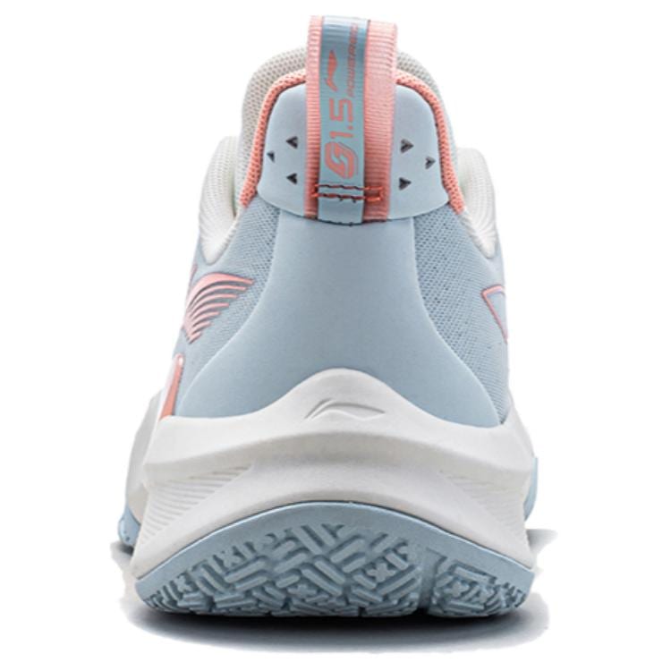 Li Ning 1.5 Textile, Synthetic Leather Cushioning Abrasion Resistant Breathable Rebound Low Top Basketball Shoes Men's ABAT101-2