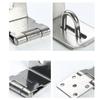 Household 90 Degree Lock Catch Stainless Steel Right Angle Buckle Door Latches Lock  Windows Door