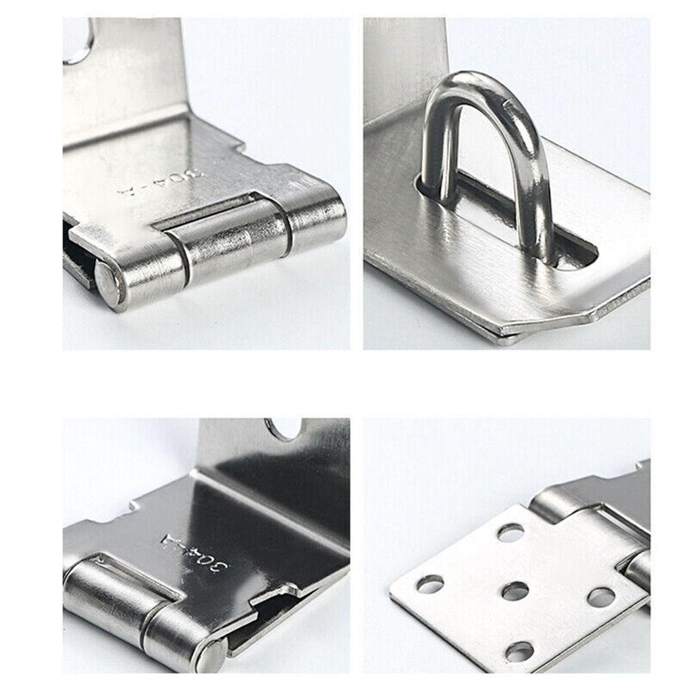 Household 90 Degree Lock Catch Stainless Steel Right Angle Buckle Door Latches Lock  Windows Door