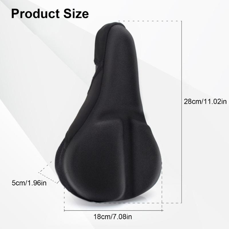 Comfortable Bike Saddles Cover Mountain Bicycles Seats Cover Cycling Silicone Cushion Profession Road Bike Seats Cover