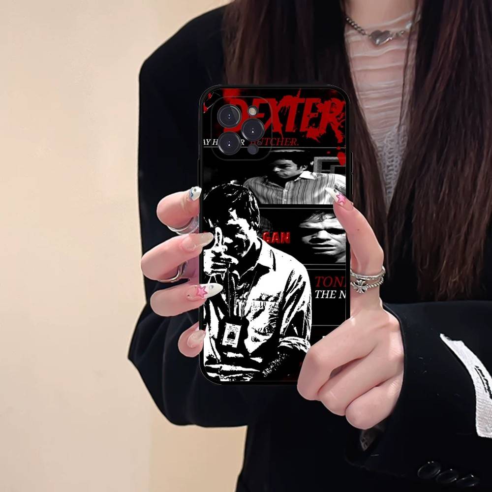 Dexter Morgan For IPhone 17 16 15 14 13 12 11 Pro Max Plus Shockproof Black Soft Phone Cover