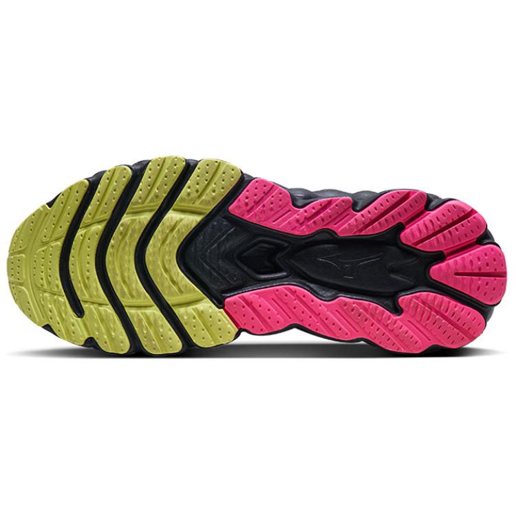 Mizuno Wave Sky 8 Black Silver Pink Tetra Unisex Sneakers J1GC240206