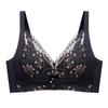 Lingerie Women's Sexy Large-sized Bra Lace Gathering Bra Top Support Adjustable Bra