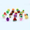1000pcs DIY Jewelry Bracelet Making Accessories Per Bag 10mm Mix Flat Fruit Polymer Clay Beads Resin Artifical Souvenirs