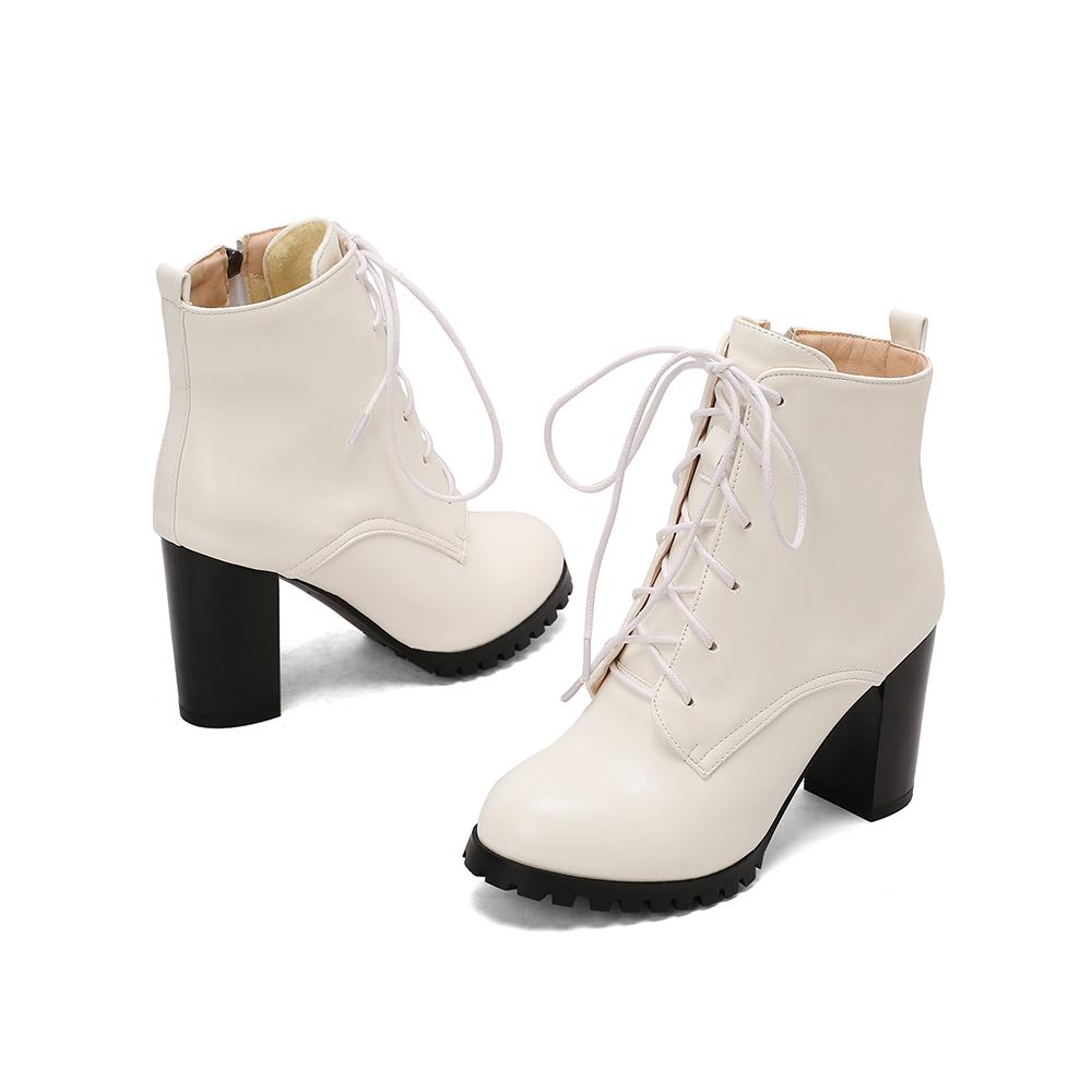 

Серебристо-черные женские ботильоны на высоком каблуке с круглым носком, большой размер 50 39 белый