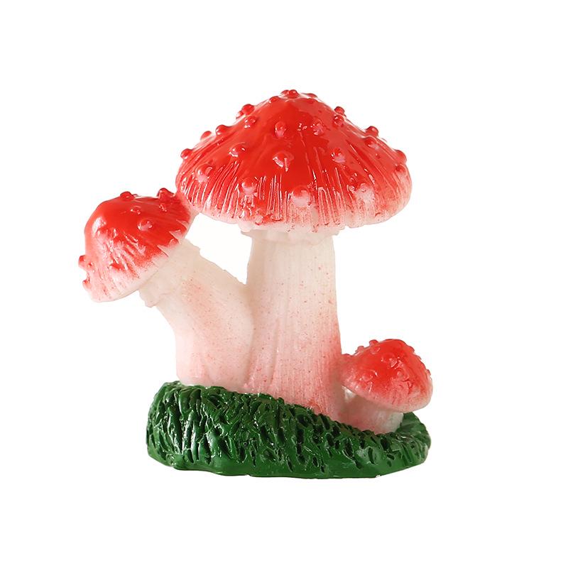 Forest Micro-Landscape Mushroom Ornaments DIY Resin Crafts for Succulent Pots and Garden Decor