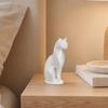 Cat Figurine, 3D Printed Small Cat Sculpture, Collectible Animal Desktop Ornament for Home Shelf Decor, Gifts for Cat Lovers