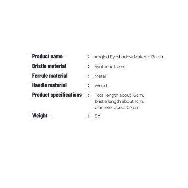 Trikeel - Angled Eyeshadow Makeup Brush