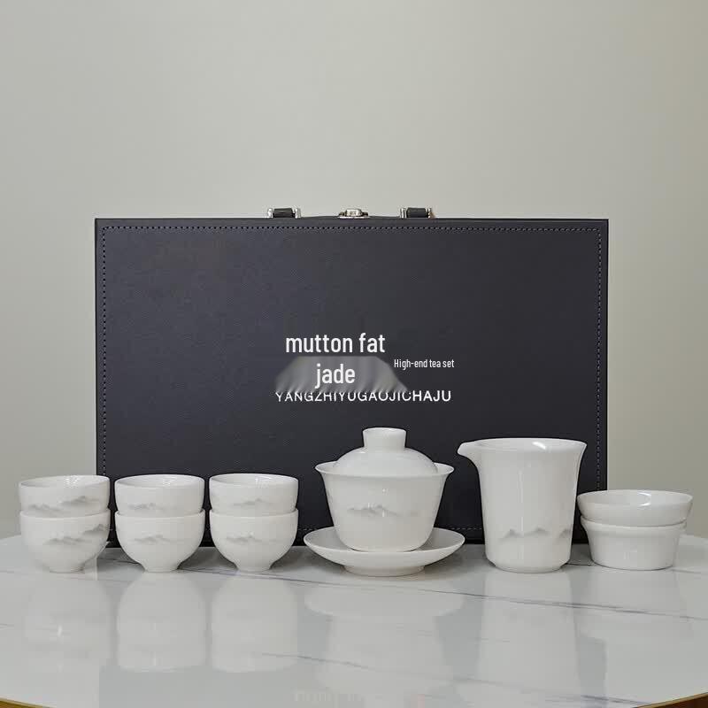 Ink Landscape Ceramic Kung Fu Tea Set