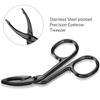 Eyebrow Plucking Makeup Eye Brow Clips Eyebrow Scissors Tweezers Eyebrow Pliers Lash Hairs Puller
