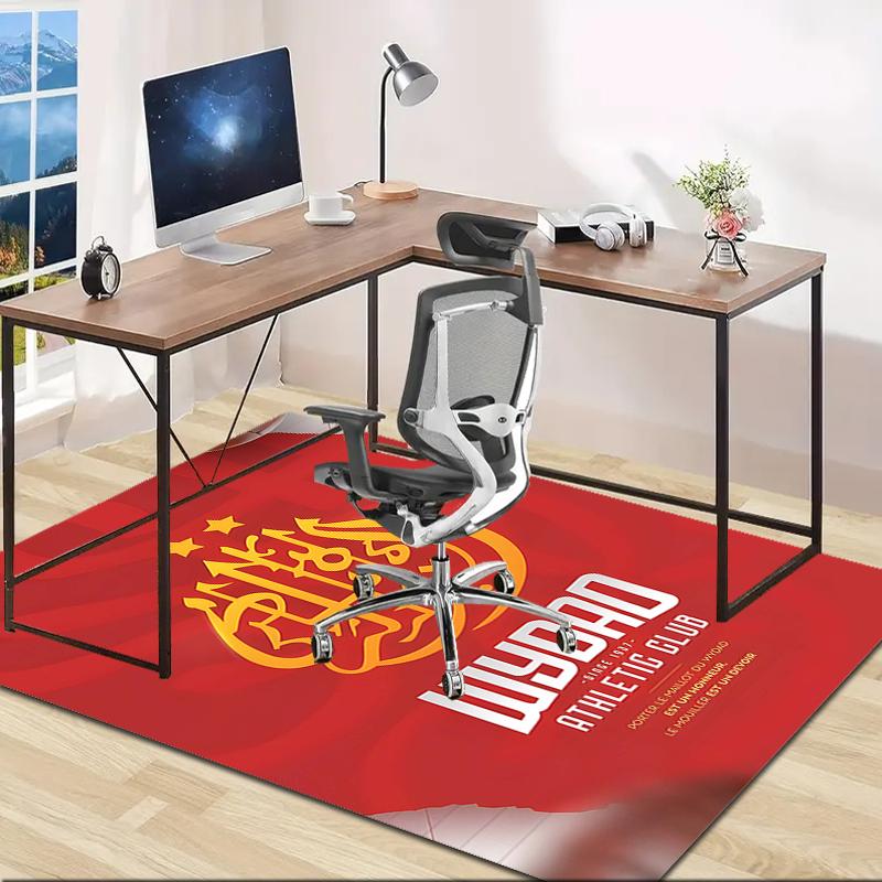 1pc Football Team Design Area Rug - Non-Slip, Soft & Cozy Floor Mat for Living Room, Bedroom, Office - Indoor/Outdoor Decorative Carpet