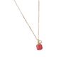 925 Silver Persimmon Ruyi Necklace, Natural South Red Agate Pearl Necklace, Female Minority Light Luxury Collar Chain, Sweater Chain
