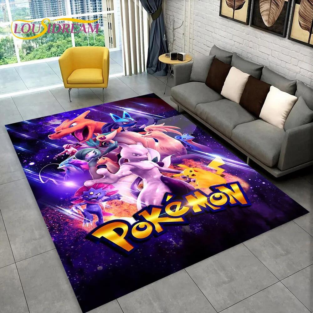 Cute Cartoon Japanese Anime Games Rug Carpet for Living Room Bedroom Home Decor,Floor Mat Non-slip Decoration for Sofa Doormat
