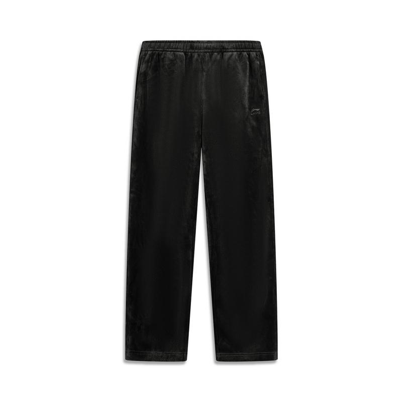 

Li-Ning Solid Color Breathable Versatile Straight Leg Casual Pants Men bottoms Black AKXV023-2 XL