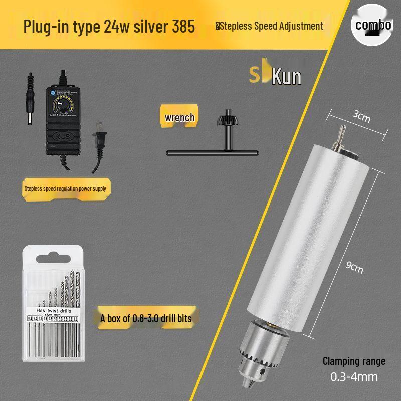 Mini Variable Speed Electric Drill and Grinder for DIY Pearl Hole Punching