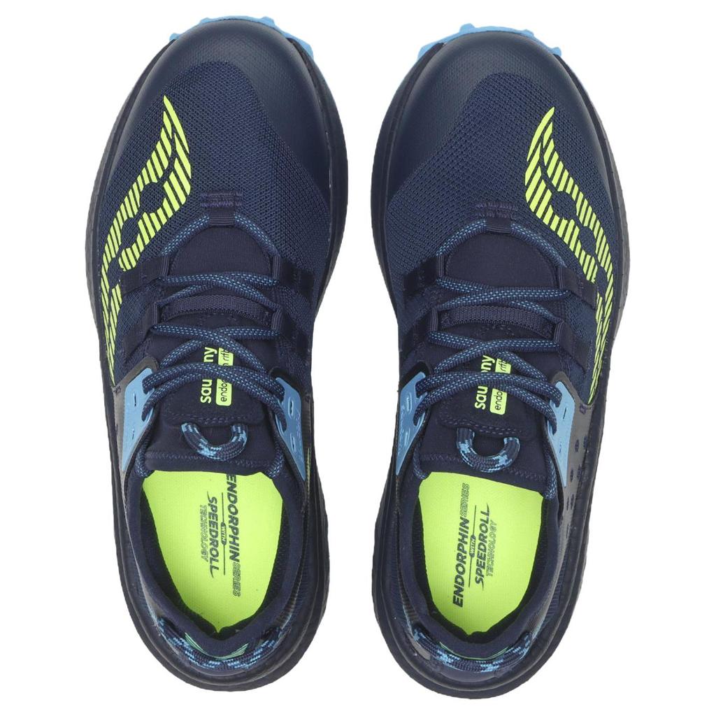 SAUCONY Endorphin Lift Mesh Slip Resistant Abrasion Resistant Low Top Running Shoes Men's Marine Blue S20856-220