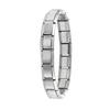 New Women's Men's Jewelry DIY 9MM Width Italian Elastic Charm Bracelet Solid Color Stainless Steel Fashion Bangle