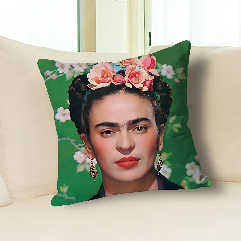 Fashion F-FridaS-S K-Kahlos Various Sizes Square Pillow Case For Car Home Bedchamber Decor Custom Valentine Gift