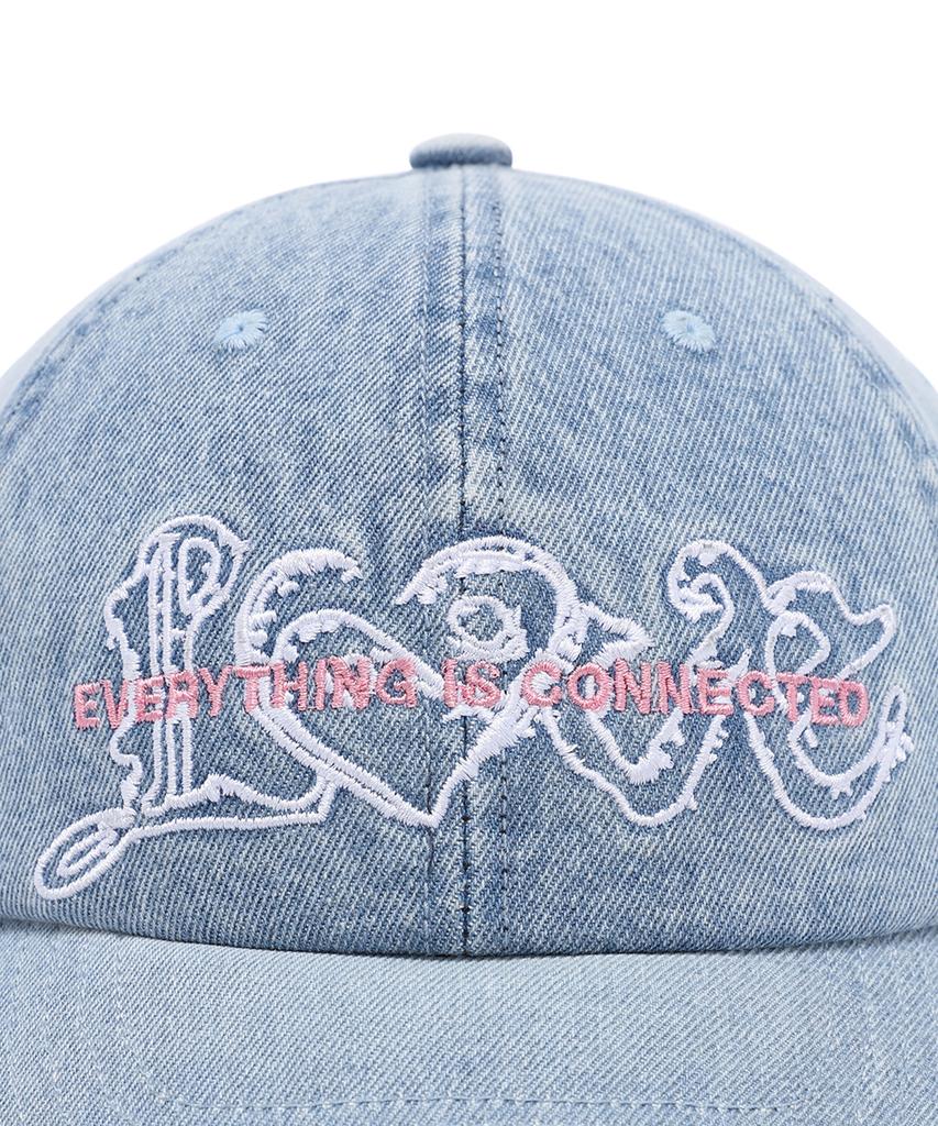 CAVISH Washed Denim Emb Ball Cap Blue(Cv2Fsuab22A)