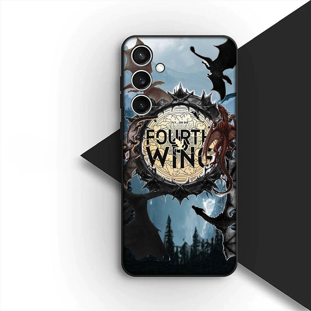 Vierte Flügel Drachen Silikonhülle für Samsung Galaxy A36 A55 A26 A05 A06 A14 A50 A51 A53 A54 A12 A13 A23 A35 Hülle Handyhülle