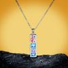 Exquisite Handmade Enamel  Women's Suit Fashion Gradient Color Fox  3 Piece Set Ring Necklace Stud Earrings