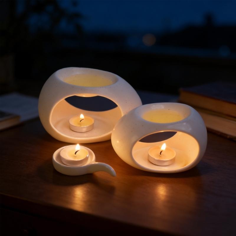 Wax Melt Burners Essential Oil Burners,Oil Burners Tealight Wax Warmer Aromatherapys Holders Candle Scented Diffuser