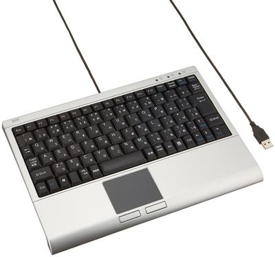 Sanwa Supply Keyboard with Touchpad SKB-TP01SVN