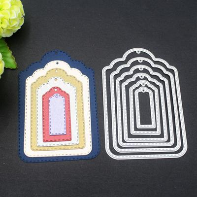 Tags Label Cutting Dies DIY Scrapbook Emboss Paper Card Album Craft Stencil Mold