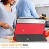 Husă din piele anti-cădere pentru Lenovo Yoga Tab Plus, cu suport, pentru tabletă
