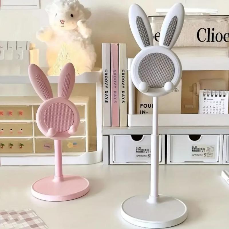 Little Rabbit Phone Holder Ins Adjustable Height Desk Stand Tablet Universal Telescopic and Height-adjustable Student Stand