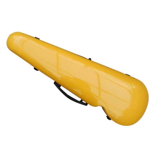 

4/4 Full-Size Violin Case/Bag, Professional Durable Case with Contour, Compact Design, Stylish Hygrometer, Adjustable Strap, Velvet Interior and Prote