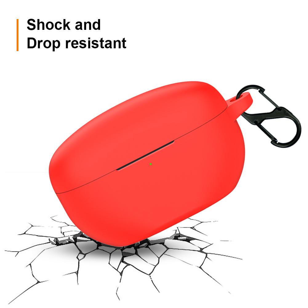 Silicone Wireless Headphones Cover With Hook Solid Color Headset Case Cover Waterproof Fall-protection for Sony WF-1000XM5