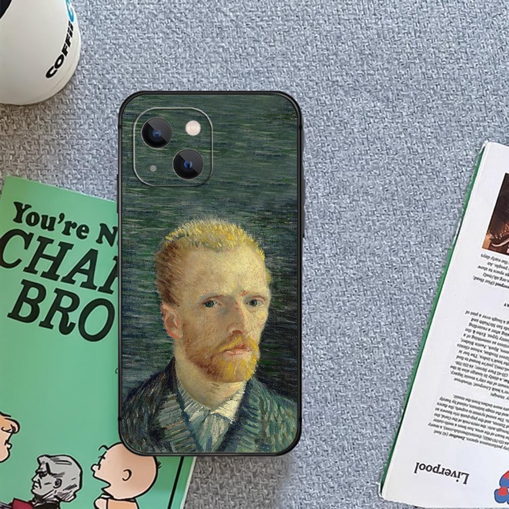 Husă pentru telefon autoportret Van Gogh Coque pentru Iphone Xiaomi Mi Samsung Galaxy Redmi Note AS 11 12 13 14 15 22 23 24 5G Pro Plus Max Fe Ultra
