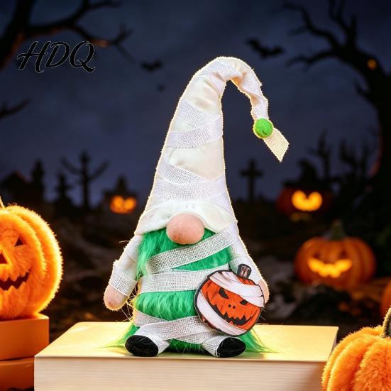 Halloween Outdoor Decorations Gnome Decor Faceless Vampire Bat Doll Figurine for Shelf