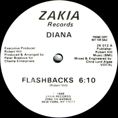 12inch Record DIANA - Flashbacks ZK012 Zakia Records 1986 US Dance & Electronica Used