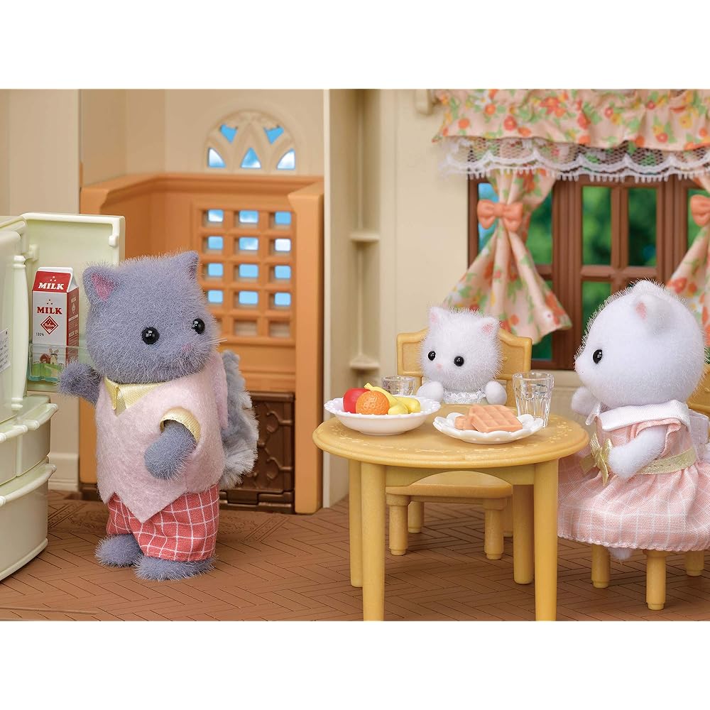 EPOCH Sylvanian Families House with Red Roof and Elevator Playset