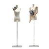 Korean Style Women's Clothing Display Mannequin with Flat Chest and Square Shoulders