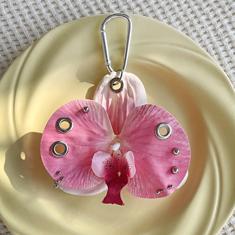 Kobiety Dziewczynki Brelok Ozdoba Stop Prezent Wiele Kolorów Kreatywne Symulowane Kwiaty Dekoracyjne 5 Kolorów