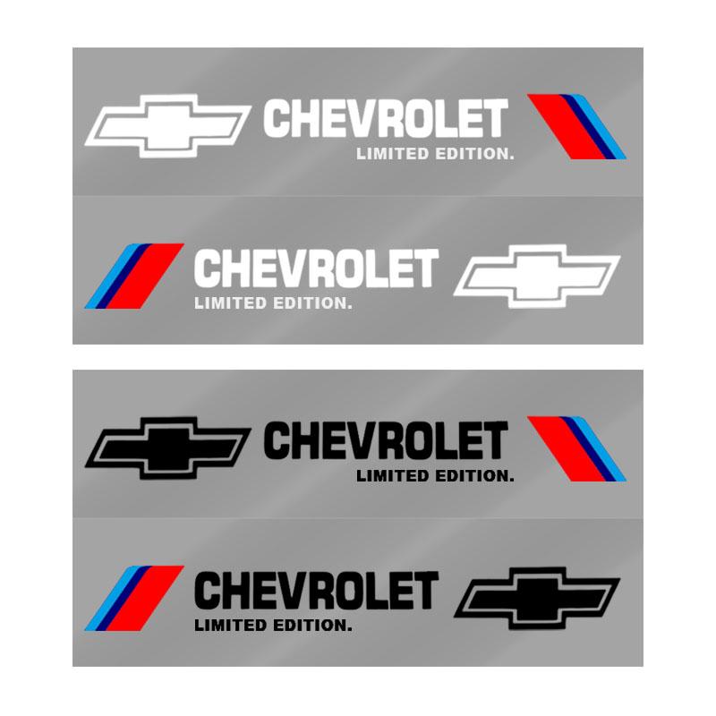 Car Body Decoration Stickers Door Personalized Sporty 3D Stickers for Chevrolet Colorado Cruze Spark Captiva Malibu Trax Aveo Camaro