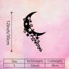 Moon Star Metal Wall Art Sculpture Sky Theme Decor for Bedroom Living Room Romantic Astronomy Gift