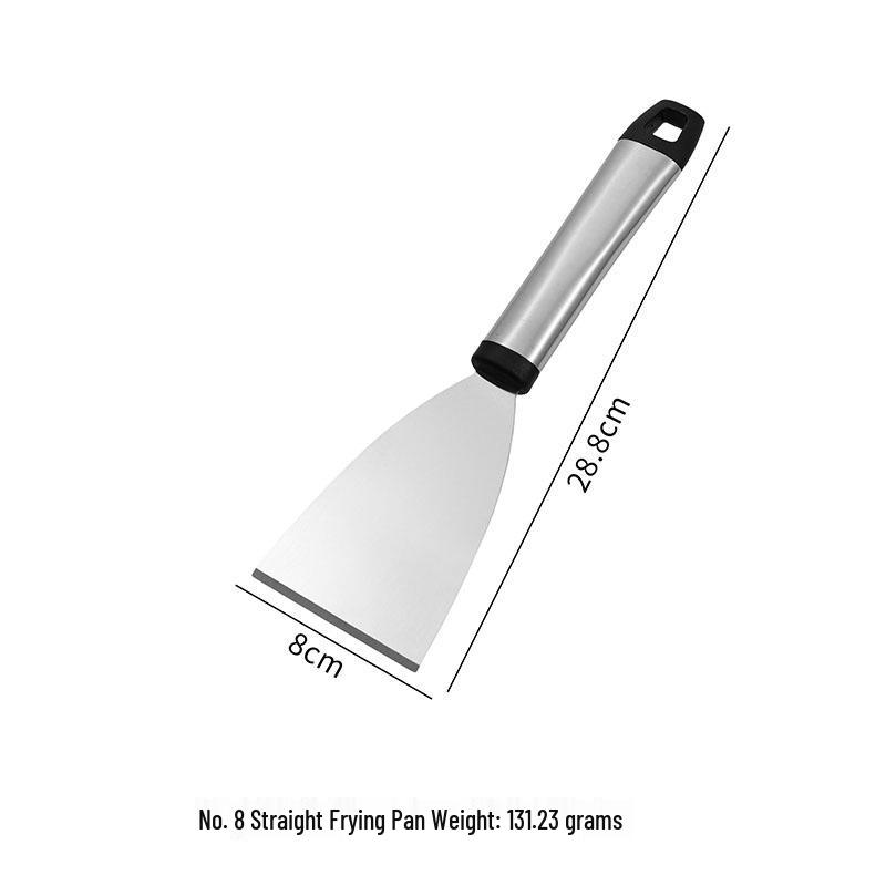 Versatile Stainless Steel Angled Spatula for Pancakes, Eggs, Flatbreads & Grilling